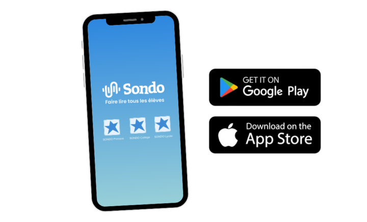 L'application SONDO accessible sur GooglePlay et PlayStore