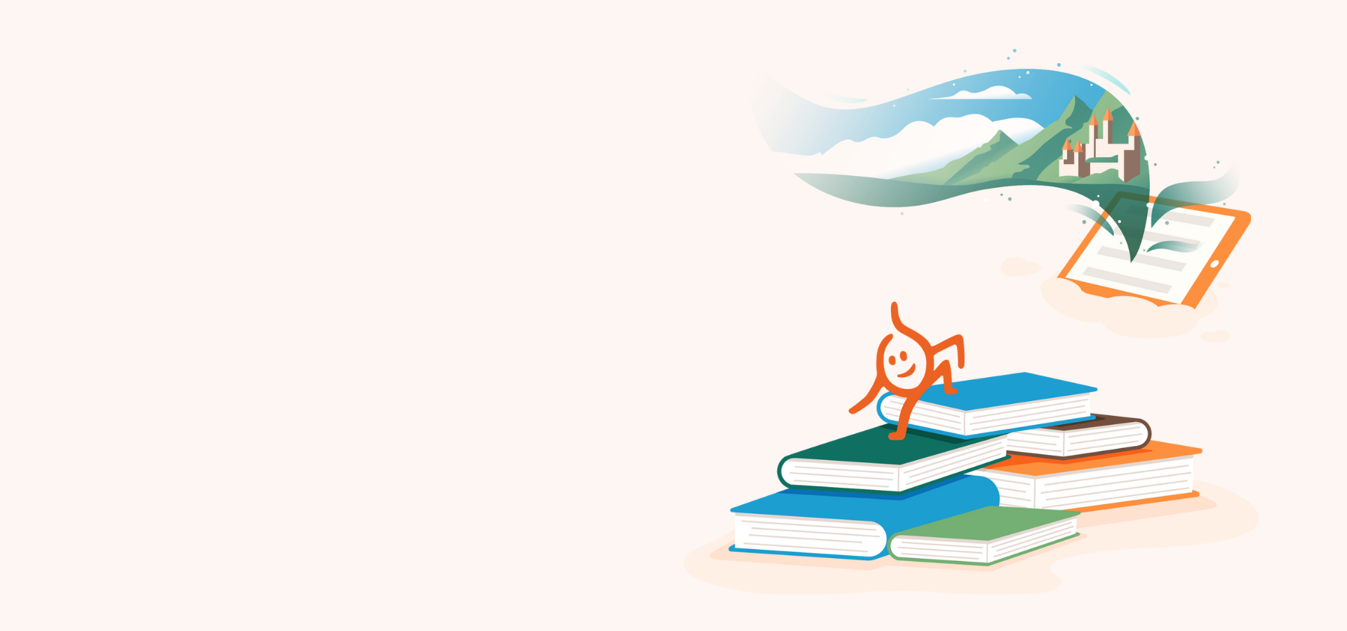 Illustration d’une interface de lecture numérique FROG avec options d’adaptation du texte.