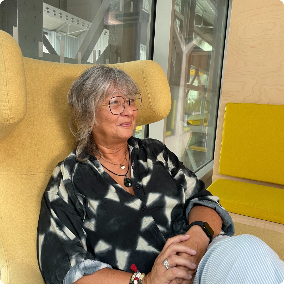 Portrait de Corinne Rieutort.